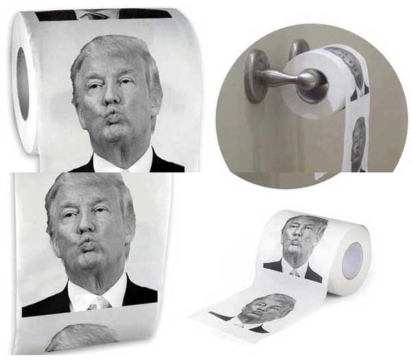 Donald Trump toilet paper,Bathroom Funny Toilet Paper(图3)